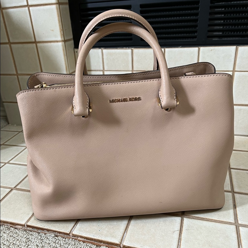 Michael Kors leather handbag